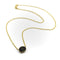 Collier Signature - Collier en or jaune 14 carats et tourmaline verte 58 Facettes