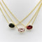 Collier Signature - Collier en or jaune 14 carats et tourmaline verte 58 Facettes