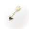 Pendentif Signature - Pendentif flèche en or 14K et tourmaline verte 58 Facettes