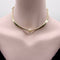 Collier Ed Wiener - Collier ras-de-cou moderniste sculptural en or 14K et perle 58 Facettes