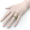 Bague 55 Bague cinq pierres en or 18K et diamants taille Old Mine 58 Facettes A1001A