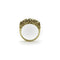 Bague 55 Bague cinq pierres en or 18K et diamants taille Old Mine 58 Facettes A1001A
