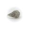 Bague 55 Bague édouardienne - Bague en platine aux diamants taille Peruzzi 58 Facettes A1001Q