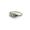 Bague 51 Bague Toi et Moi Art déco édouardienne en or blanc 18k, diamants et saphirs 58 Facettes