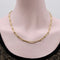 Collier Collier - Chaîne maille trombone en or jaune 14k 58 Facettes