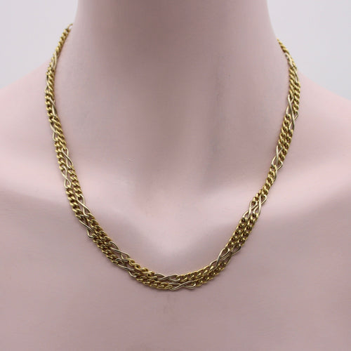 Collier Chaîne - Collier maille gourmette et infini en or 18 carats 58 Facettes