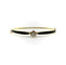Bracelet Bracelet victorien en or 14K, émail noir et diamant 58 Facettes A1002K