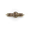 Broche Époque victorienne - Broche croissant de lune en or 15K et perles 58 Facettes