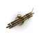 Broche Époque victorienne - Broche croissant de lune en or 15K et perles 58 Facettes