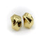 Boucles d'oreilles Bassani - Boucles d’oreilles sculpturales vintage en or jaune 18k 58 Facettes A1001L