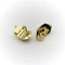 Boucles d'oreilles Bassani - Boucles d’oreilles sculpturales vintage en or jaune 18k 58 Facettes A1001L