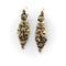Boucles d'oreilles Boucles d’oreilles victoriennes espagnoles en or 18K, argent et diamant 58 Facettes A1002H