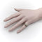 Bague 52 Bague victorienne - Motif allongé en or 18 carats et diamants taille ancienne 58 Facettes A1002L