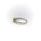 Bague 52 Bague en or 18K avec diamant jaune ovale et diamants 58 Facettes