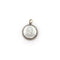 Pendentif Médaille Madonna - Pendentif en or jaune 18 carats et platine 58 Facettes