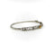 Bracelet Bracelet jonc édouardien en platine, saphir jaune et diamants 58 Facettes