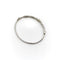 Bracelet Bracelet jonc édouardien en platine, saphir jaune et diamants 58 Facettes