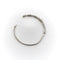 Bracelet Bracelet jonc édouardien en platine, saphir jaune et diamants 58 Facettes
