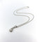 Collier Collier - Pendentif diamant poire 0,66 ct en or blanc 18k et 14k 58 Facettes