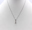 Collier Collier - Pendentif diamant poire 0,66 ct en or blanc 18k et 14k 58 Facettes