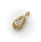 Pendentif Pendentif vintage en or 14 carats, kunzite et diamants cognac 58 Facettes
