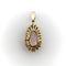 Pendentif Pendentif vintage en or 14 carats, kunzite et diamants cognac 58 Facettes