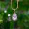 Pendentif Pendentif vintage en or 14 carats, kunzite et diamants cognac 58 Facettes