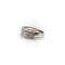 Bague Art déco - Bague bandeau trois rangs pavés en or blanc 18k et diamants 58 Facettes A2001R