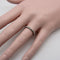 Bague 53 Bague vintage en or blanc 14k à diamants 58 Facettes