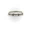Bague 53 Bague vintage en or blanc 14k à diamants 58 Facettes