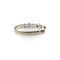 Bague 53 Bague vintage en or blanc 14k à diamants 58 Facettes