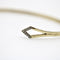 Bracelet Kimberly Doyle - Bracelet jonc en or 14 carats à pointes serties de diamants 58 Facettes A2001T