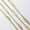 Collier Chaîne vintage à maillons fantaisie en or 18 carats, 80 cm 58 Facettes