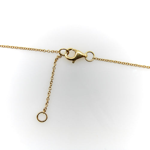 Collier Collier infini en or jaune 18 carats et diamants 58 Facettes