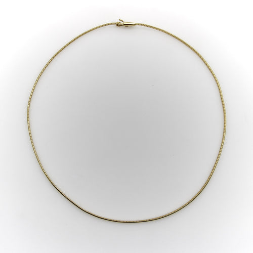 Collier Collier ras-de-cou segmenté vintage en or 14 carats 58 Facettes A1000B