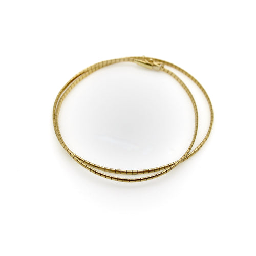 Collier Collier ras-de-cou segmenté vintage en or 14 carats 58 Facettes A1000B