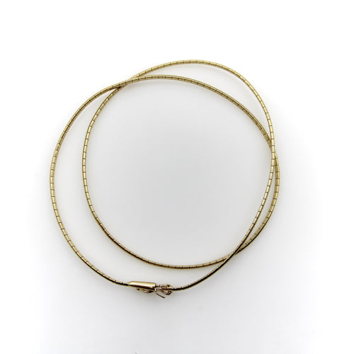 Collier Collier ras-de-cou segmenté vintage en or 14 carats 58 Facettes A1000B