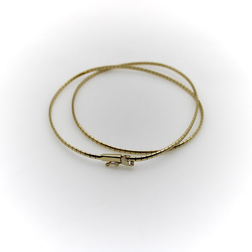 Collier Collier ras-de-cou segmenté vintage en or 14 carats 58 Facettes A1000B