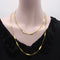 Collier Chaîne victorienne française - Collier en or 18k à maillons alternés 18” 58 Facettes