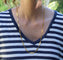 Collier Chaîne victorienne française - Maillons alternés en or 18 carats 58 Facettes