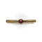 Broche Broche française - Broche en or 18 carats avec tourmaline et diamants 58 Facettes