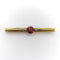 Broche Broche française - Broche en or 18 carats avec tourmaline et diamants 58 Facettes