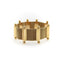 Bracelet Bracelet tissé moderniste en or jaune 18 carats 58 Facettes
