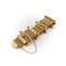 Bracelet Bracelet tissé moderniste en or jaune 18 carats 58 Facettes