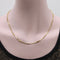 Collier Collier vintage à maillons barres et pépites en or 14K et 20K-24K 58 Facettes