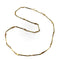 Collier Collier vintage à maillons barres et pépites en or 14K et 20K-24K 58 Facettes