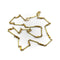 Collier Collier vintage à maillons barres et pépites en or 14K et 20K-24K 58 Facettes