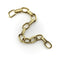 Bracelet Bracelet vintage à maillons ovales en or jaune 18 carats 58 Facettes A1001C