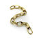 Bracelet Bracelet vintage à maillons ovales en or jaune 18 carats 58 Facettes A1001C
