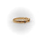 Bague 53 Bague vintage motif bulles en or rose 14k et diamants 58 Facettes